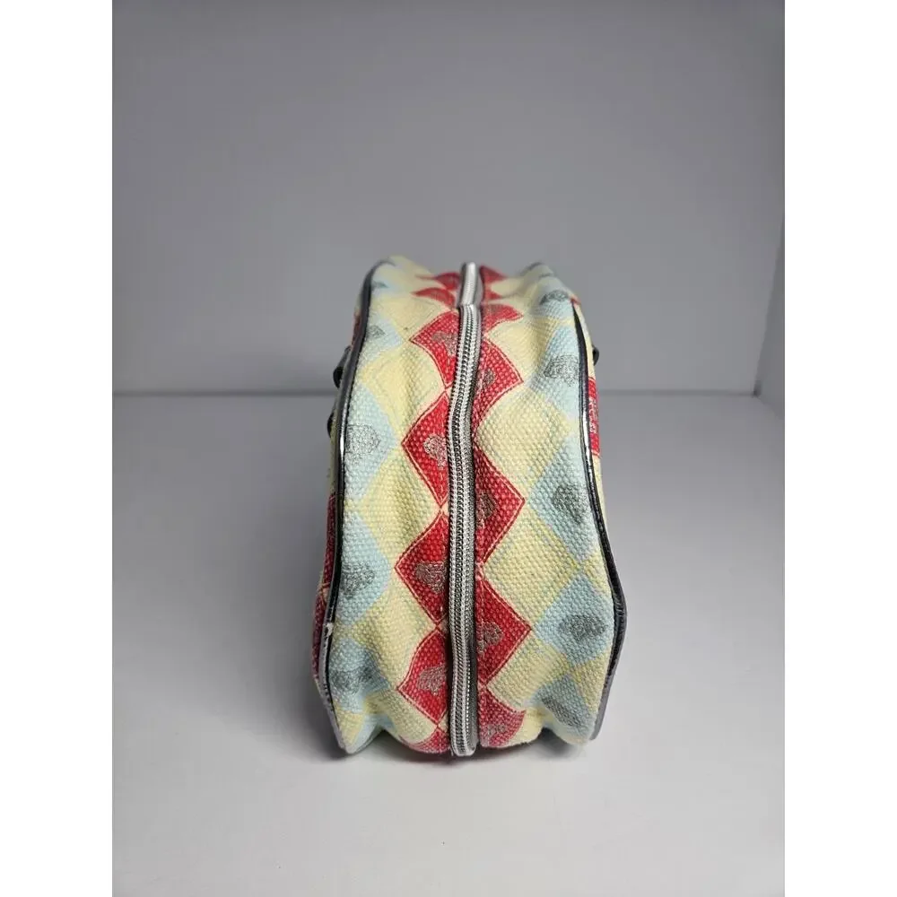 Soap & Glory Argyle Crown Vanity Case Cosmetic Makeup Travel Bag Double Handle
